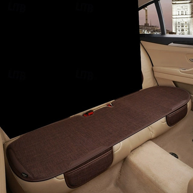 Universal Linen Car Back Breathable Rear Seat Pad Seat Cushion