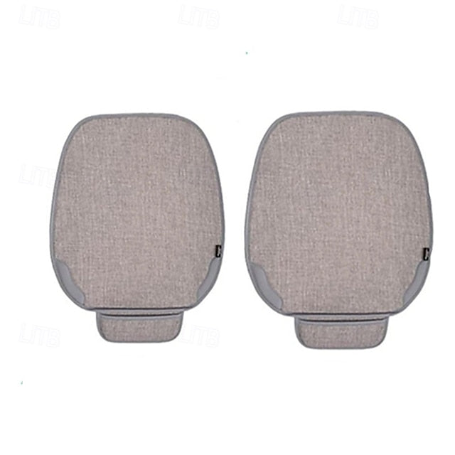 3pc Waterproof Universal Anti-Slip Seat Cushion Cover for Front Car Seats