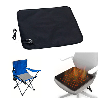 Car 5V USB Heated Seat Cushion Winter Portable Electric Heating Pads