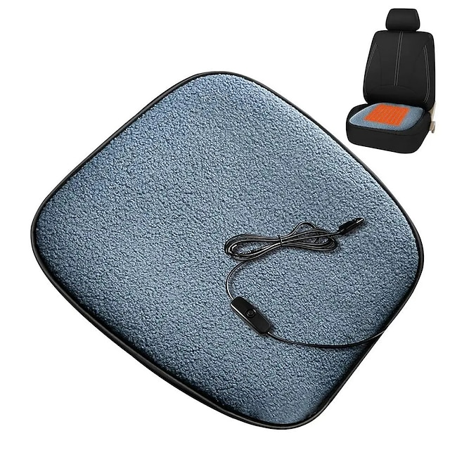 Car Heated USB Pad Electric Thermostat Heating Seat Cushion