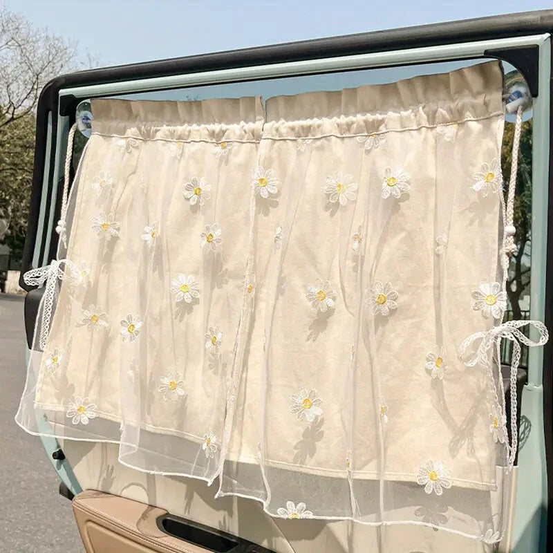 Car Anti UV Curtains Universal Sun Protection Sunscreen Creative Curtains
