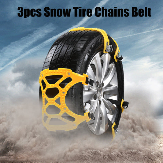 Car Snow Tire Chain Wheel Anti-skid Belt  3PCS