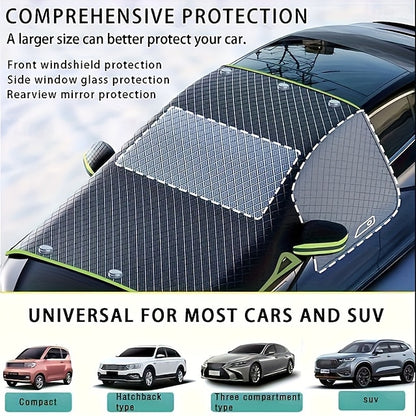 Car Durable Oxford Windshield UV Protection Snow Sunshade Windshield