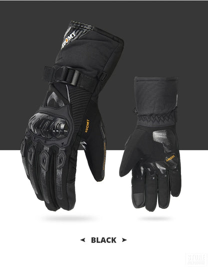 Motorcycle Waterproof Winter Warm Touch Screen Anti Slip Protective Gloves