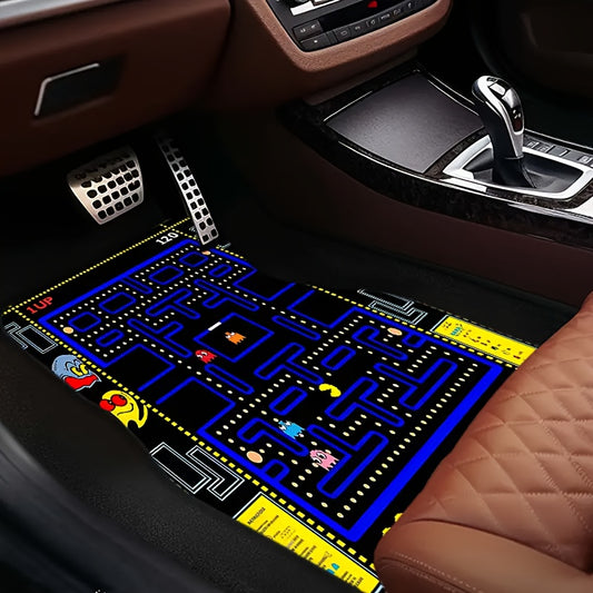 4pcs Car Absorbent Non-Slip Washable Floor Mats