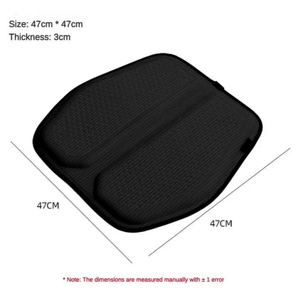 Car 3D Cooling Gel Seat Cushion Honeycomb Design Anti-Slip Breathable Cushion