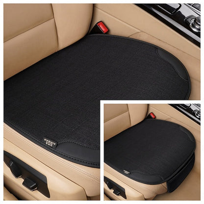 3pc Waterproof Universal Anti-Slip Seat Cushion Cover for Front Car Seats