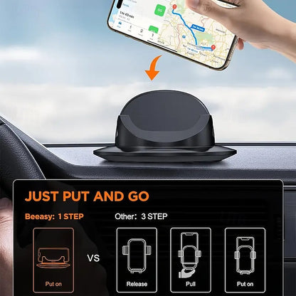 Car Mount Dashboard 360 Rotating Silicon Anti-Slip Desktop Phone Stand Holder