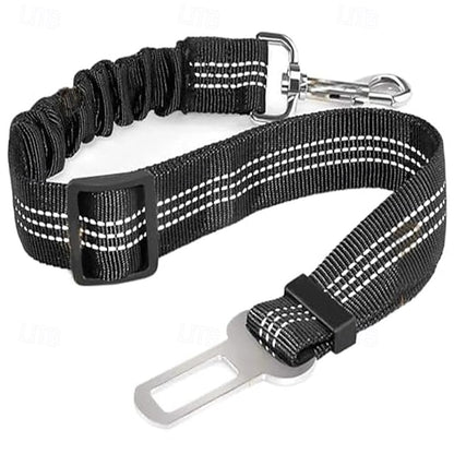 Dog Adjustable Elastic Durable Dog Car Seat Belt
