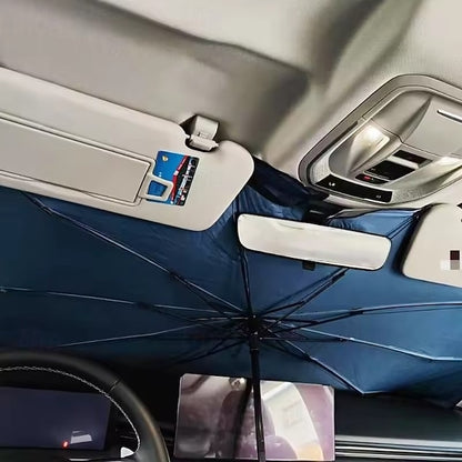 Car Windshield Sun Shade Umbrella Foldable Front Window Sunshade