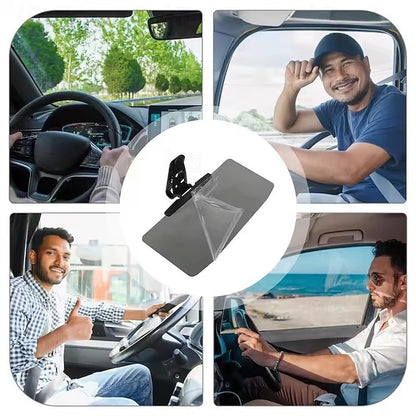 2 Pack Car Sun Visor Extender Anti-Glare 2 in 1 Driving Visor Windshield Sun Shade
