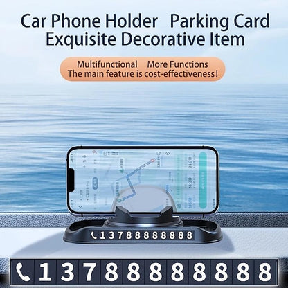 Multifunctional Car Phone Holder 360-degree Rotating Dashboard Anti-slip Mat