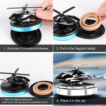 Car Solar Perfume Diffuser Air Freshener Perfume Ornament