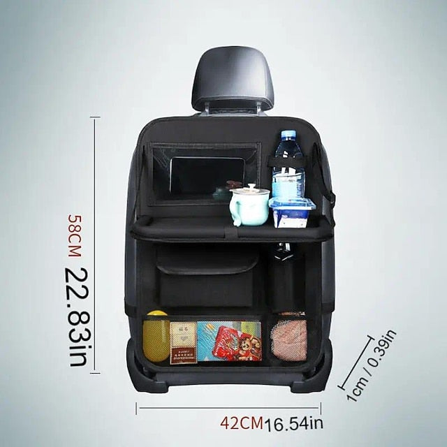 Car Universal Seats Organizer Tablet Holder Multi-Pocket Storage