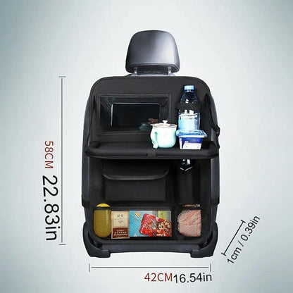 Car Universal Seats Organizer Tablet Holder Multi-Pocket Storage