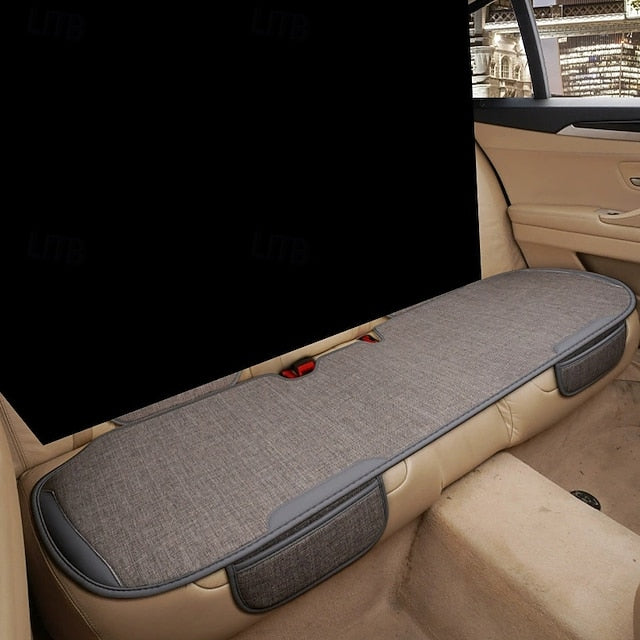 Universal Linen Car Back Breathable Rear Seat Pad Seat Cushion