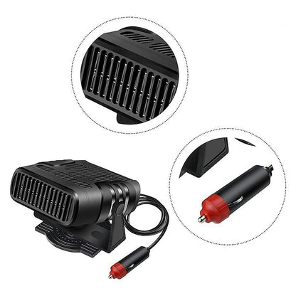 2 IN 1 Car Heater 12V/24V Electric Cooling Heating Defroster Fan