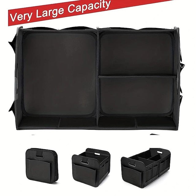 Car Trunk Collapsible Multi-Compartment Foldable Waterproof Organizers