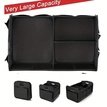 Car Trunk Collapsible Multi-Compartment Foldable Waterproof Organizers