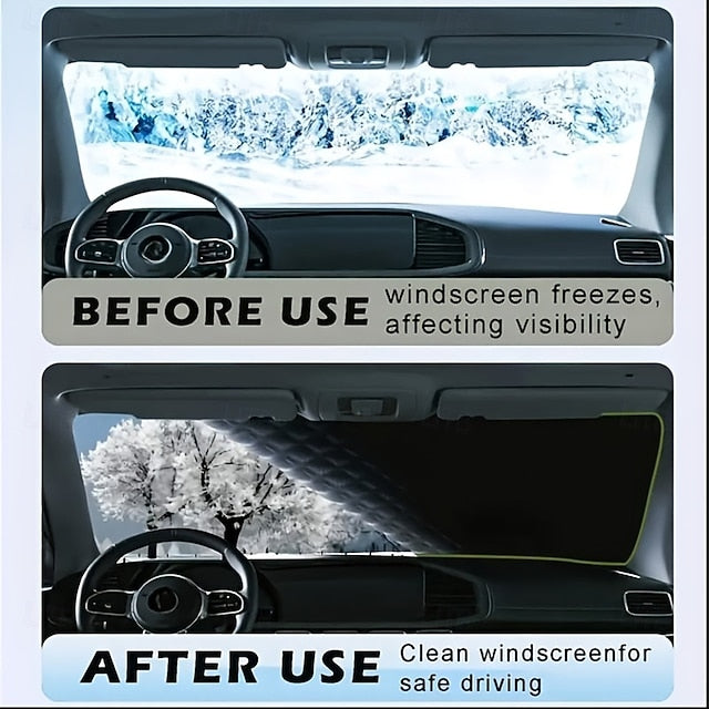 Car Durable Oxford Windshield UV Protection Snow Sunshade Windshield