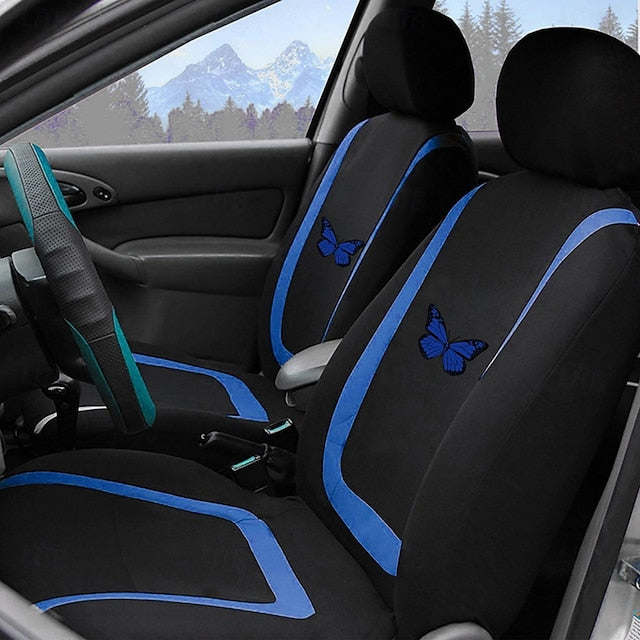 2 Pcs/Set Universal Car Seat Front Set Breathable Seat Protectors