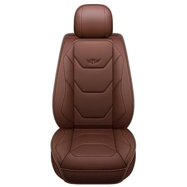 Universal 5D PU Leather Front Car Seat Cushion Mat Waterproof Breathable Protector