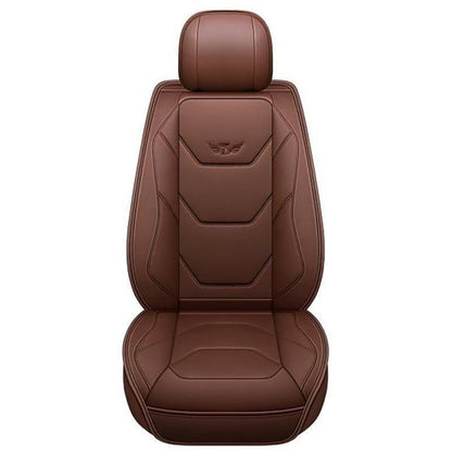 Universal 5D PU Leather Front Car Seat Cushion Mat Waterproof Breathable Protector