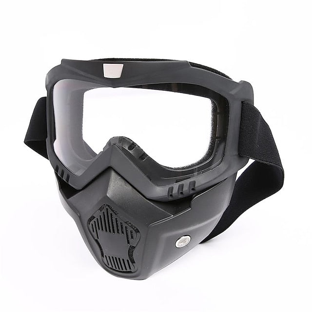 Motorcycle Camping CS Stay Protected Goggle Mask Tactical Full Face Shield