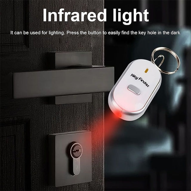 Key Finder Flashing Beeping Sound Control Alarm Anti-Lost Locator Finder
