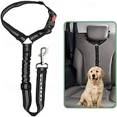 Dog Adjustable Elastic Durable Dog Car Seat Belt