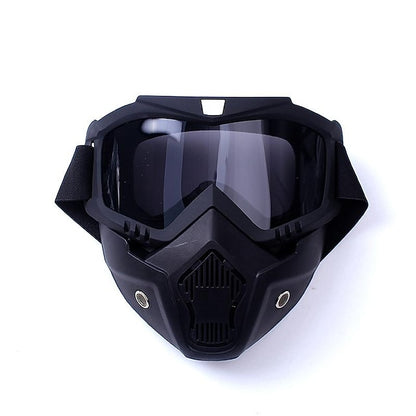 Motorcycle Camping CS Stay Protected Goggle Mask Tactical Full Face Shield
