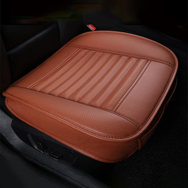 Car Seat Cushion Universal 5D Charcoal Leather Breathable Seat Protector