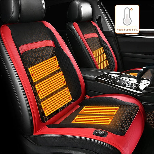 Car Heated Winter Warm Fast Heating Pad Washable Universal Seat Cushion