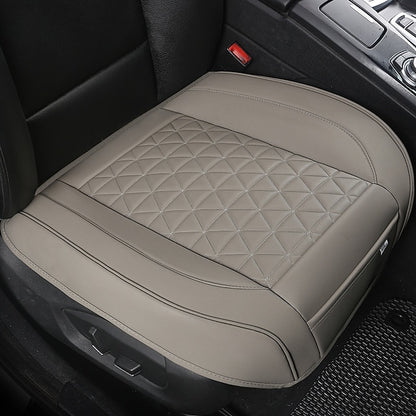 Car Luxury PU Leather Universal Seat Protector Front Seat Bottom Cushion