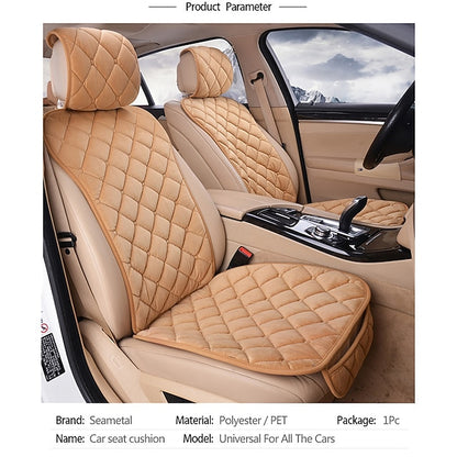 3 Pcs/set Car Seat Cover Set Universal Plush Seat Cushion Protector Mat