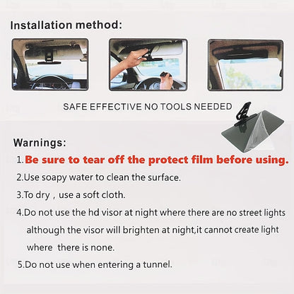 Universal Car Anti-Glare UV Protection Universal Sun Visor Sunshade