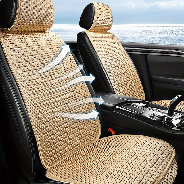 Car Summer Simple Versatile Front Single Comfortable Breathable Seat Cushions