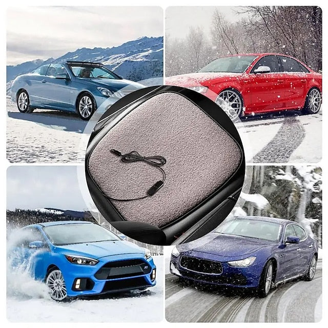 Car Heated USB Pad Electric Thermostat Heating Seat Cushion