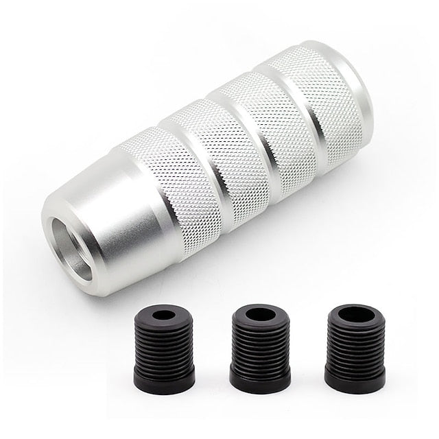 Universal Non-Slip Aluminum Matte JDM Knurled Shift Knob GM Manual Transmission