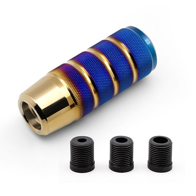 Universal Non-Slip Aluminum Matte JDM Knurled Shift Knob GM Manual Transmission