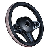 Diamond Leather Bling Crystal Rhinestones Universal Steering Wheel Cover