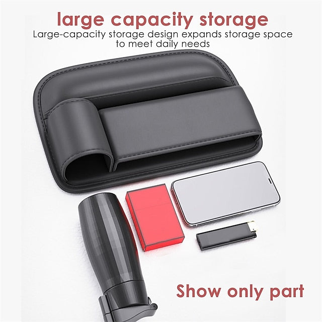 Multifunction Seat Gap Storage Bag Seat Gap Filler With Phone Cup Organizer