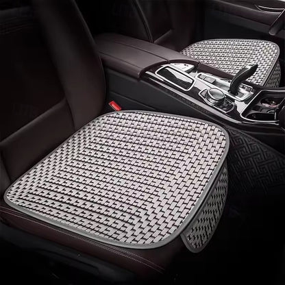 Car Summer Cooling Breathable Universal Anti-Slip Woven Seat Pad Seat Cushion