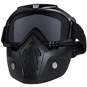 Motorcycle Camping CS Stay Protected Goggle Mask Tactical Full Face Shield