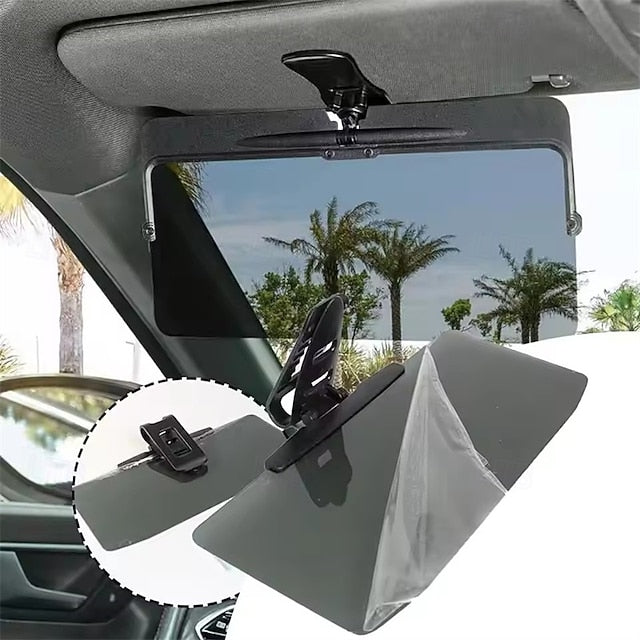 2 Pack Car Sun Visor Extender Anti-Glare 2 in 1 Driving Visor Windshield Sun Shade