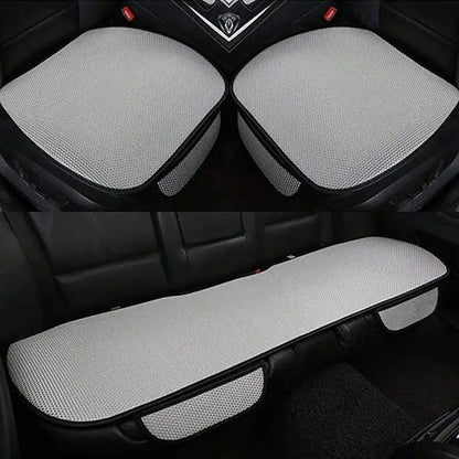 3 Piece Set Summer Car Ice Silk  Backless Cool Seat Cushion