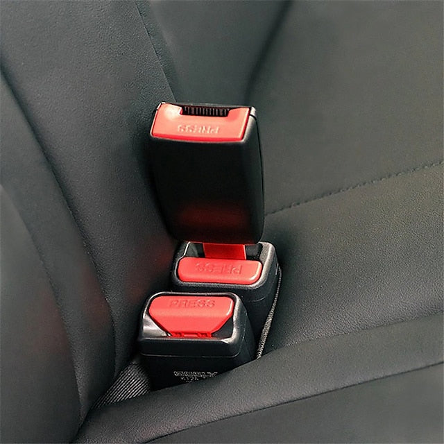 Car Safety Belt Clip Alarm Stoppers for Car Seats Belt Buckles