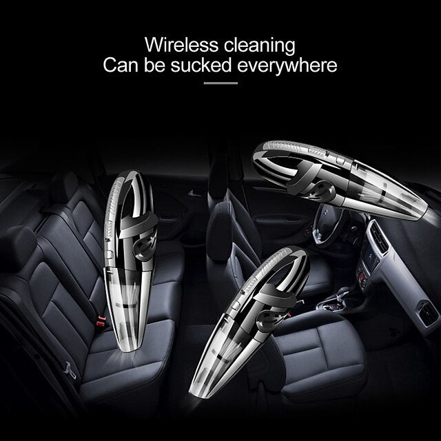 Portable Handheld Rechargeable Wireless Quick Charge Car Vacuum Cleaner