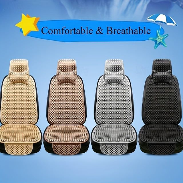 Car Summer Simple Versatile Front Single Comfortable Breathable Seat Cushions