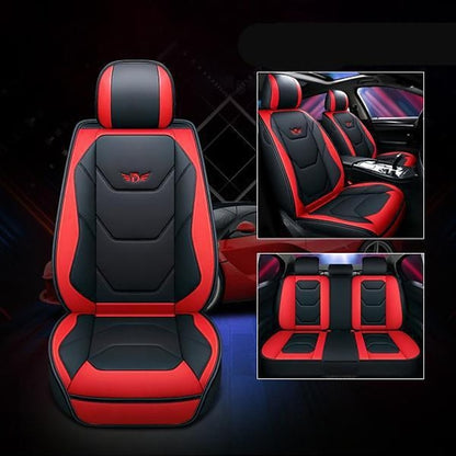 Universal 5D PU Leather Front Car Seat Cushion Mat Waterproof Breathable Protector